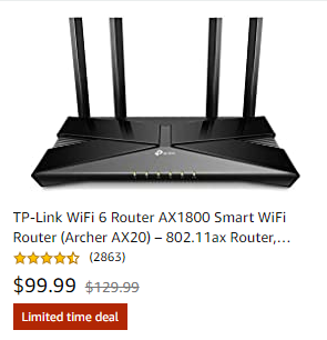 Black Friday Amazon Router

